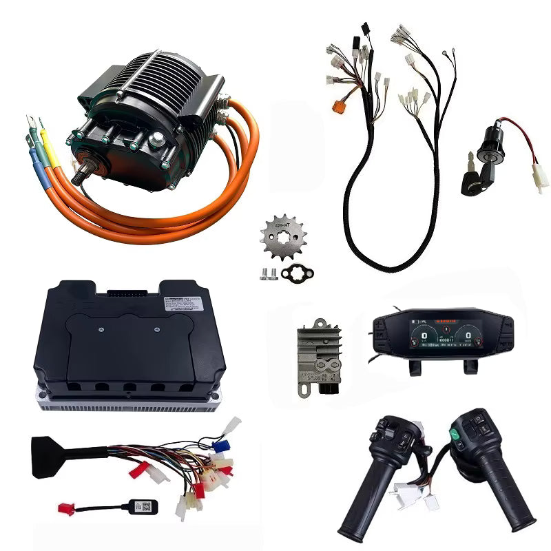 Mid-drive elektrinis variklio komplektas QS-165 60H V3 72V