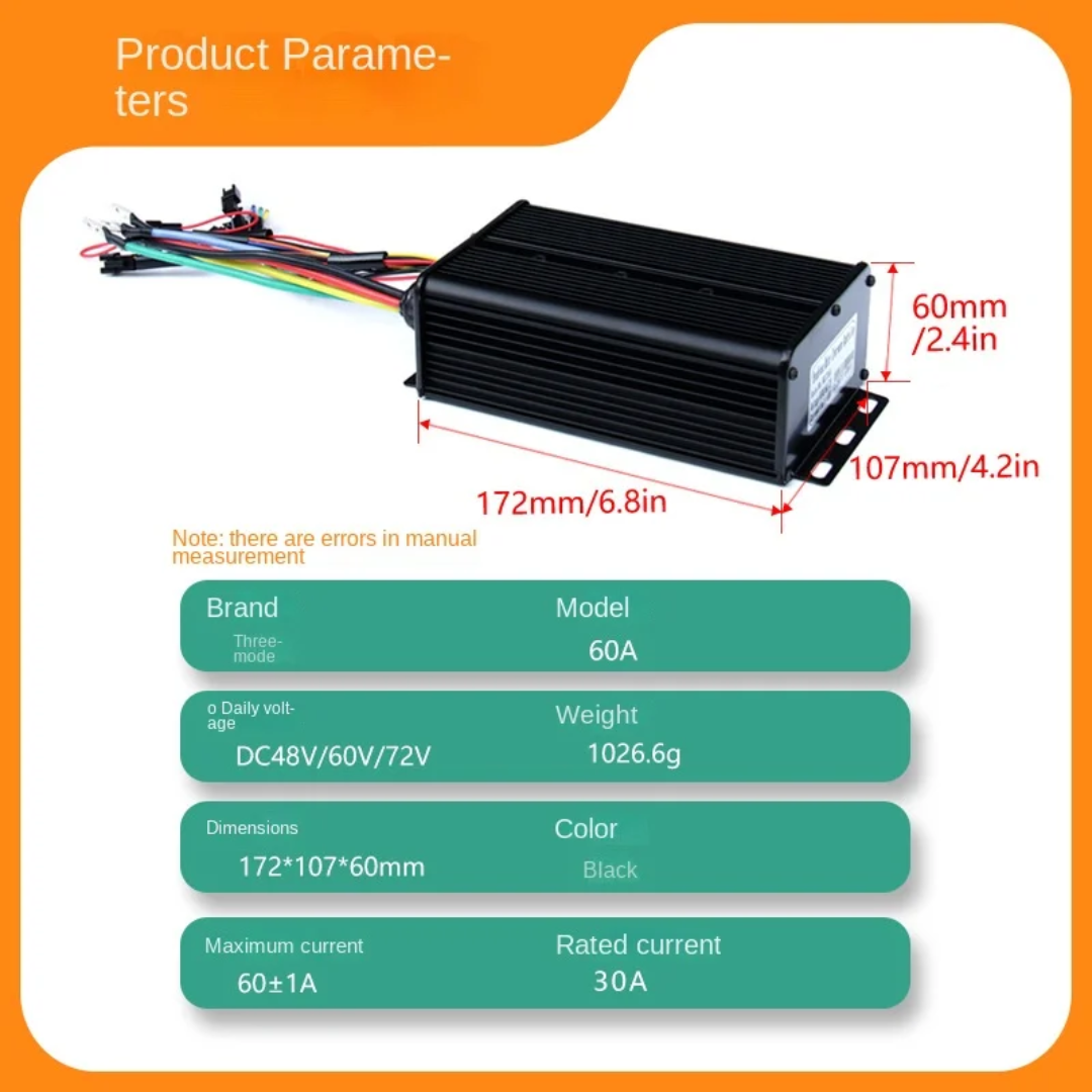 60A Valdiklis 48-72V
