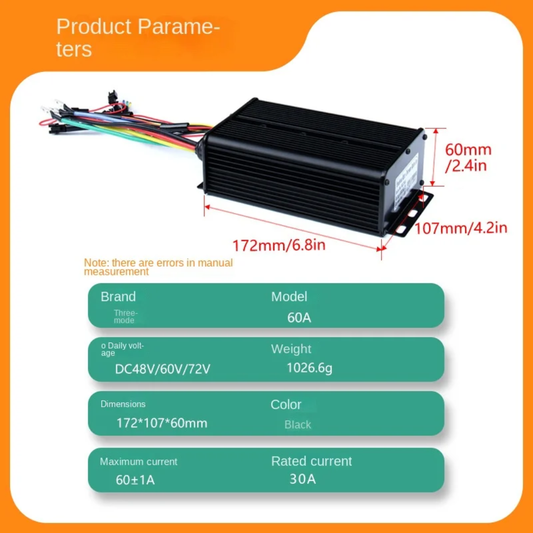 60A Valdiklis 48-72V