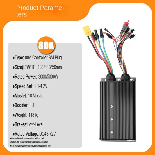 80A Valdiklis 48-72V